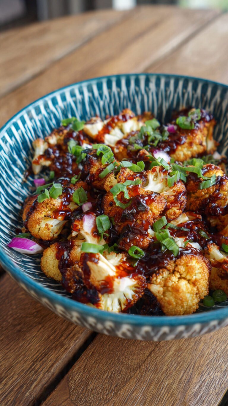 BBQ Cauliflower Bites Bowl Recipe