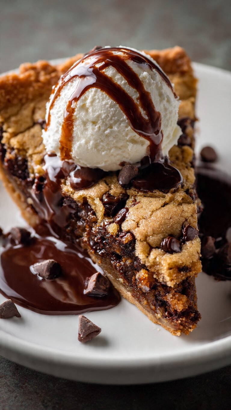 Chocolate Chip Cookie Pie: Where Cookies Meet Pie Perfection