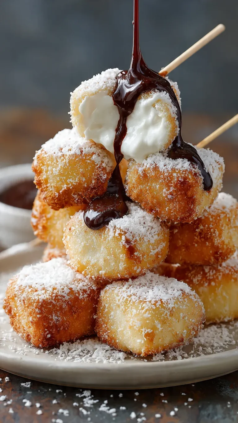 Golden Crispy Deep-Fried Marshmallows: A Carnival-Style Sweet Treat