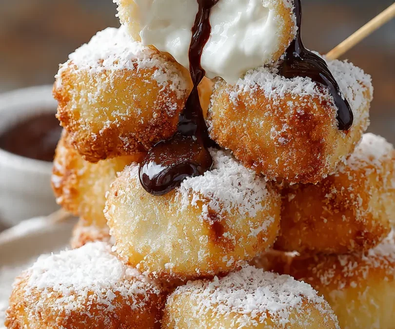 Golden Crispy Deep-Fried Marshmallows: A Carnival-Style Sweet Treat