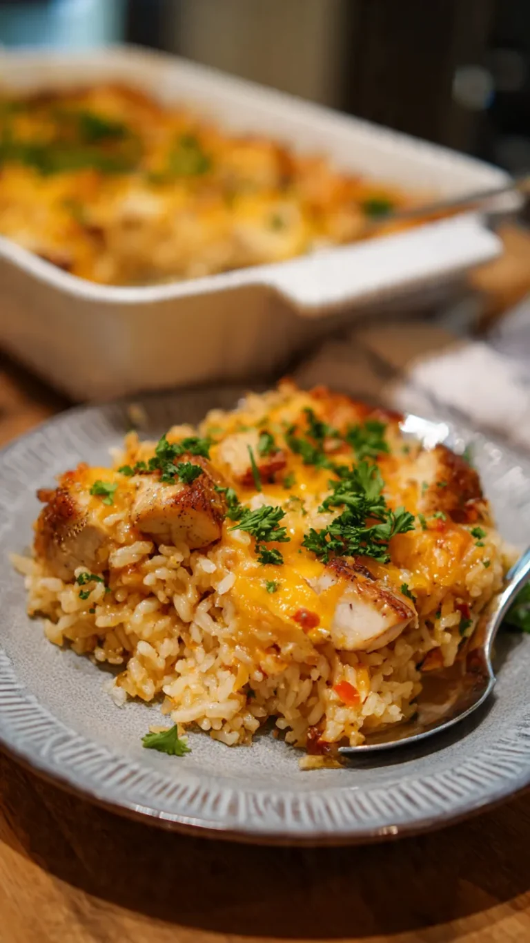 Forgotten Chicken & Rice Bake: The Ultimate Set-and-Forget Comfort Dinner