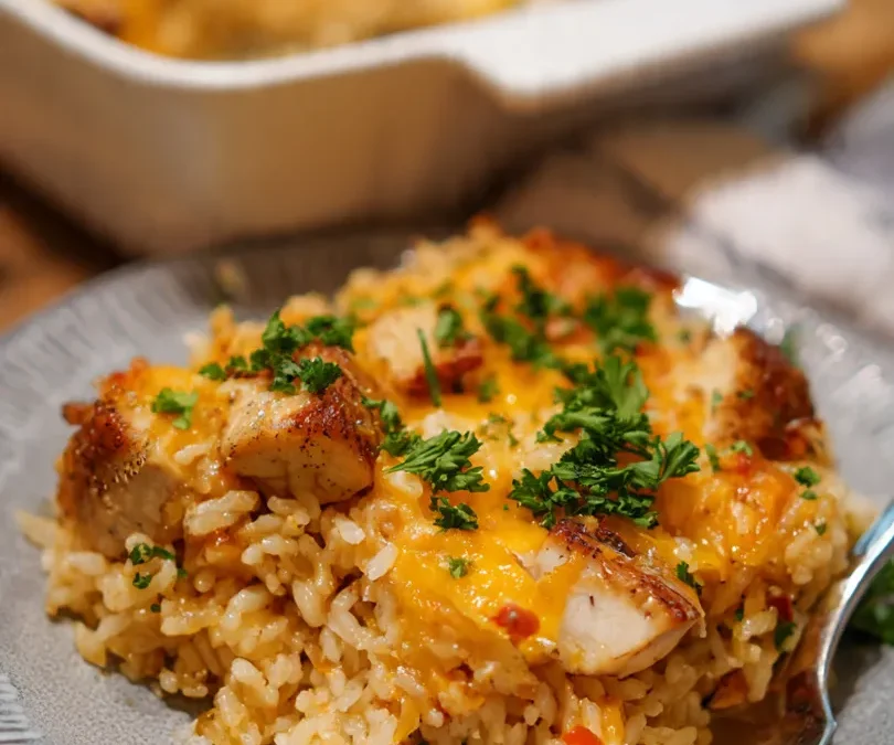Forgotten Chicken & Rice Bake: The Ultimate Set-and-Forget Comfort Dinner