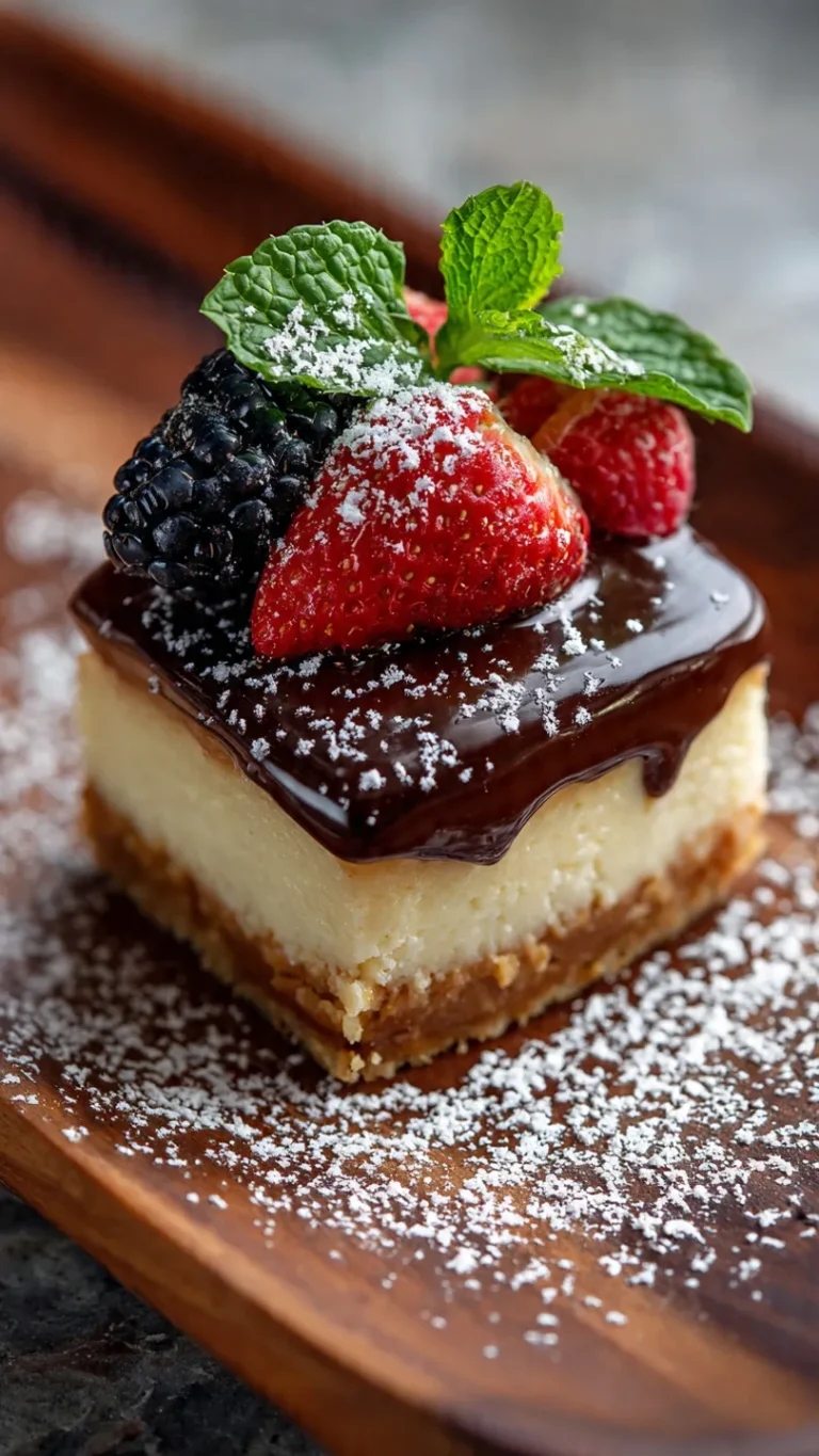 Heavenly Boston Cream Cheesecake