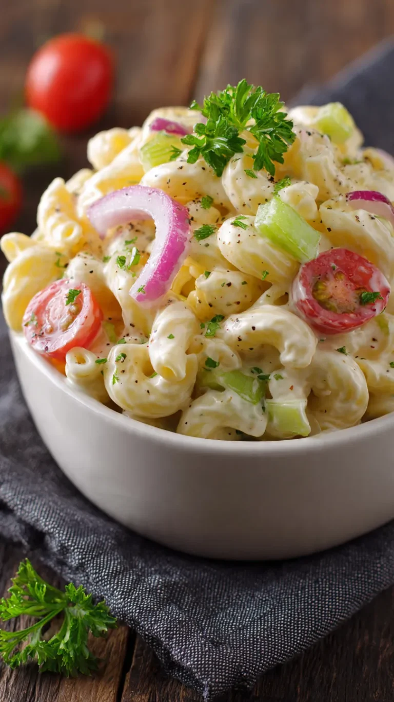 Homestyle Amish Macaroni Salad