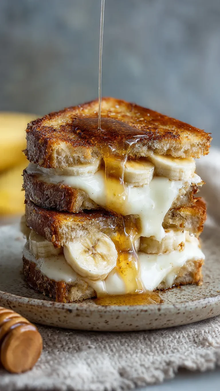 Delicious Honey Banana Grilled Cheese Sandwich Recipe