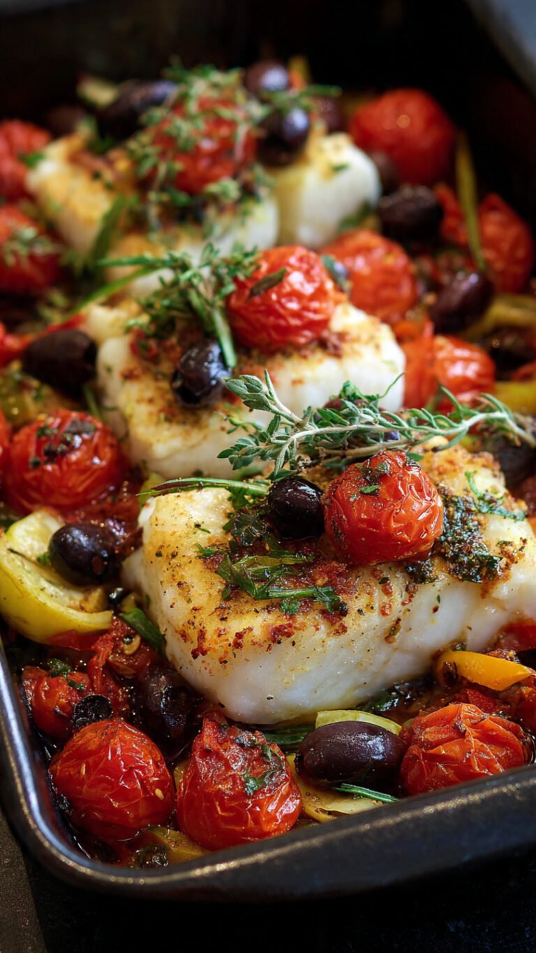 Mediterranean Baked Fish Bliss