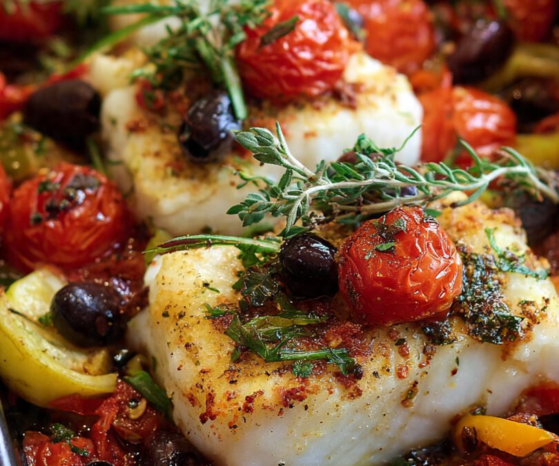 Mediterranean Baked Fish Bliss