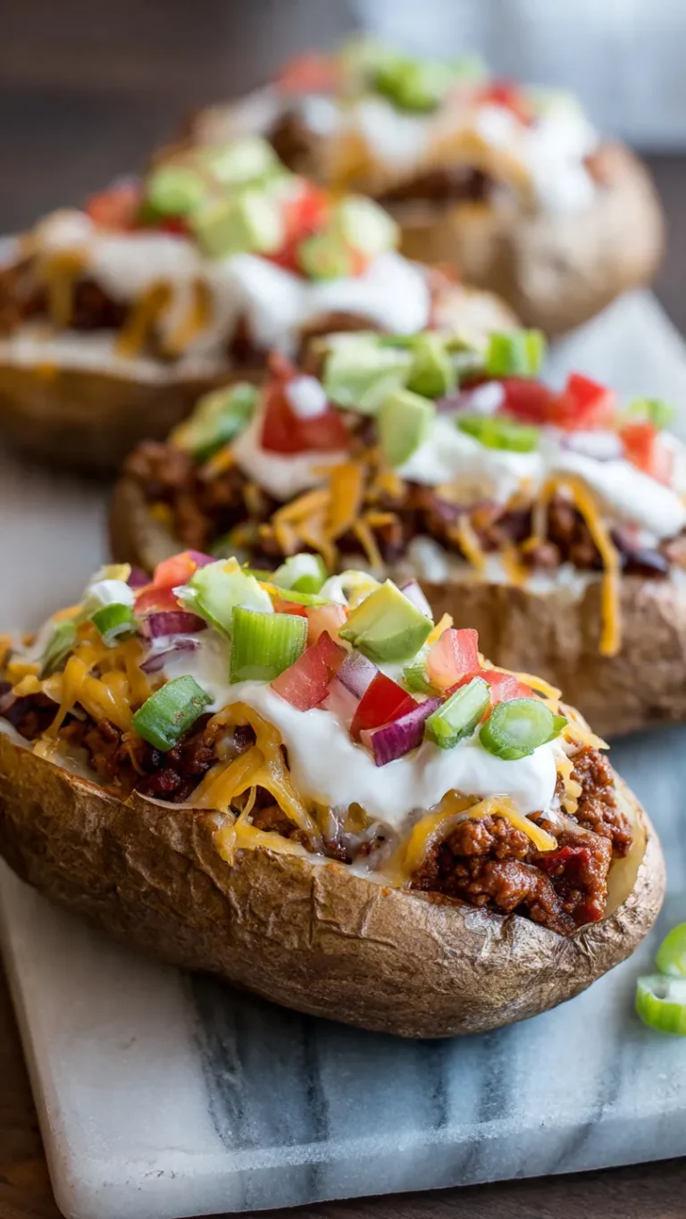 Taco Loaded Baked Potatoes: The Ultimate Comfort Food Fusion