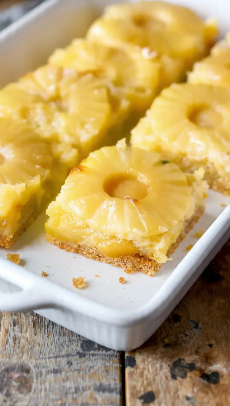 Delicious Pineapple Cake Bars – A Tropical Delight