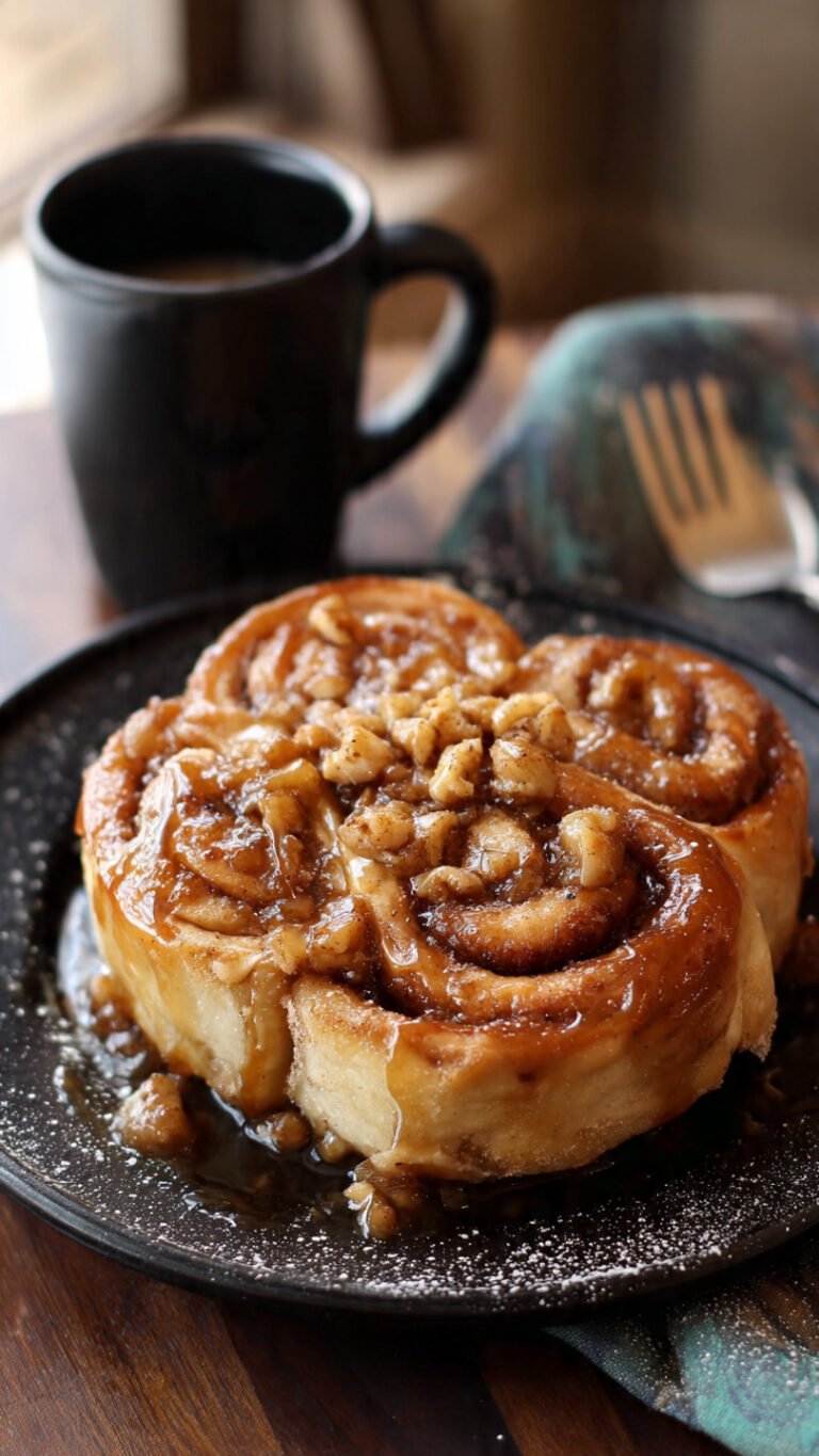 Upside Down Apple Pie Cinnamon Rolls