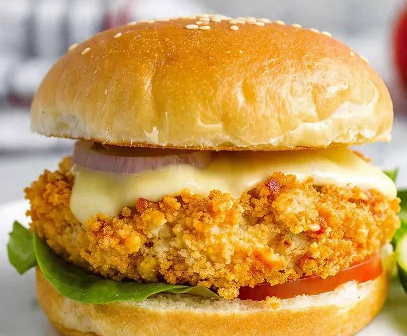 Copycat McChicken Sandwich with the Perfect Crispy Crunch (Drive-Thru Flavor at Home!)
