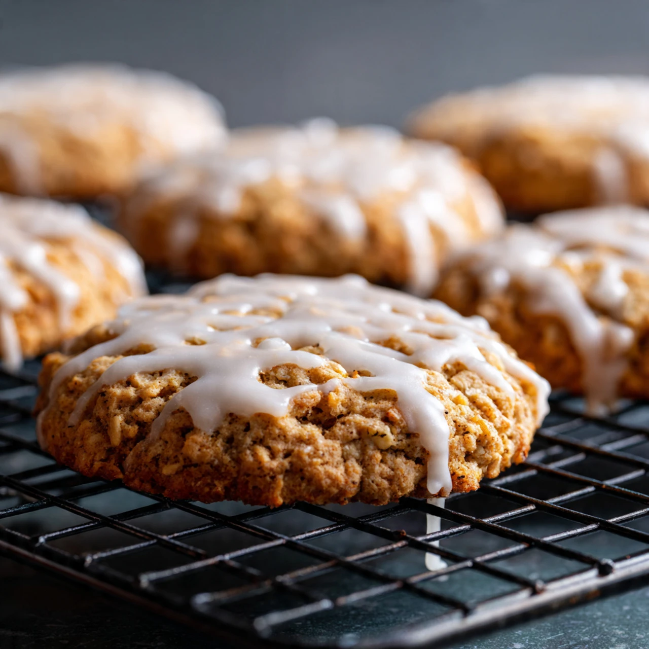 AMAZING Soft And Chewy Iced Oatmeal Cookies Amazing Soft Chewy Iced Oatmeal Cookies