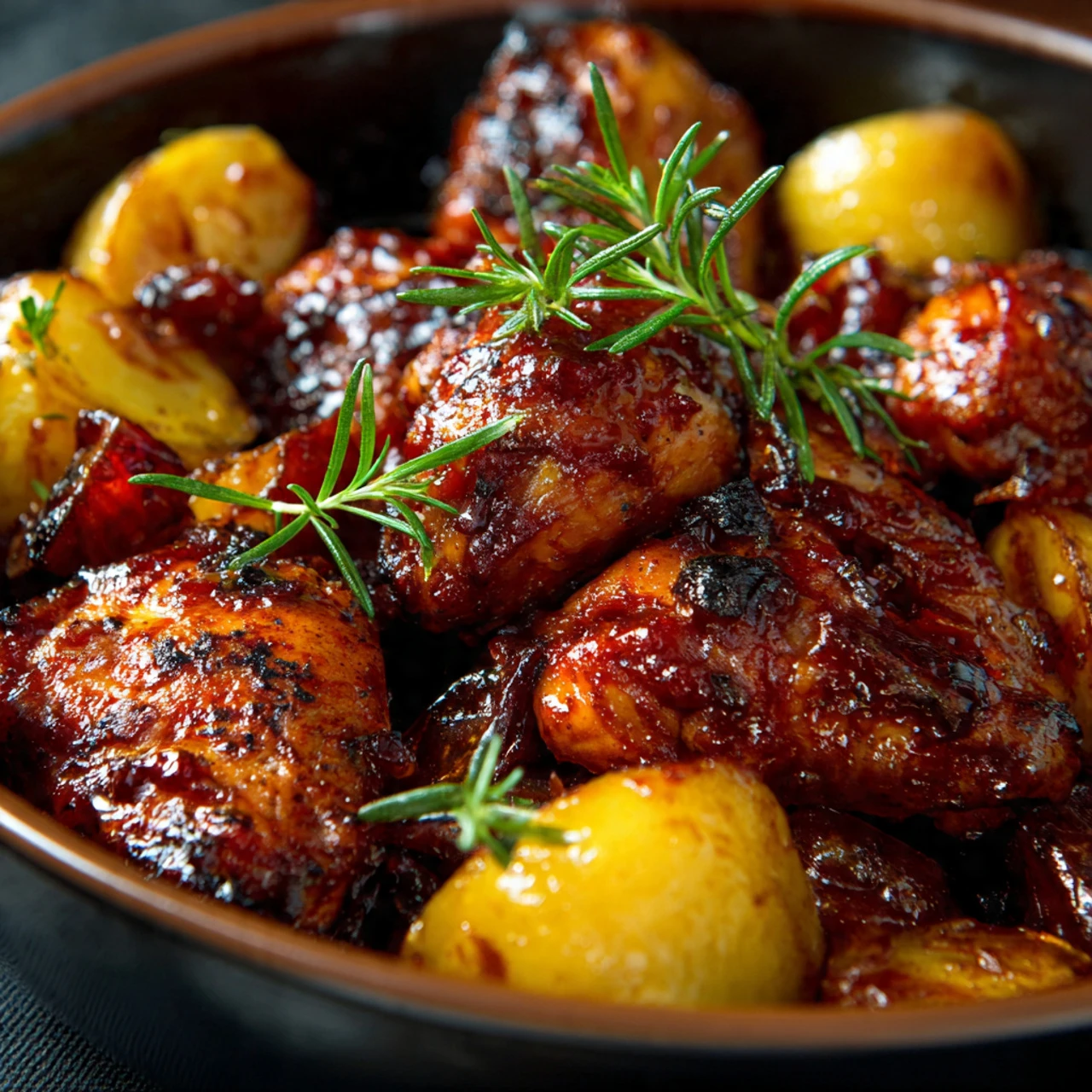 Baked Jamaican Pineapple Jerk Chicken