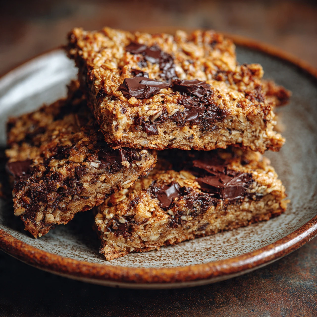 Banana Oat Bars Banana Oat Bars
