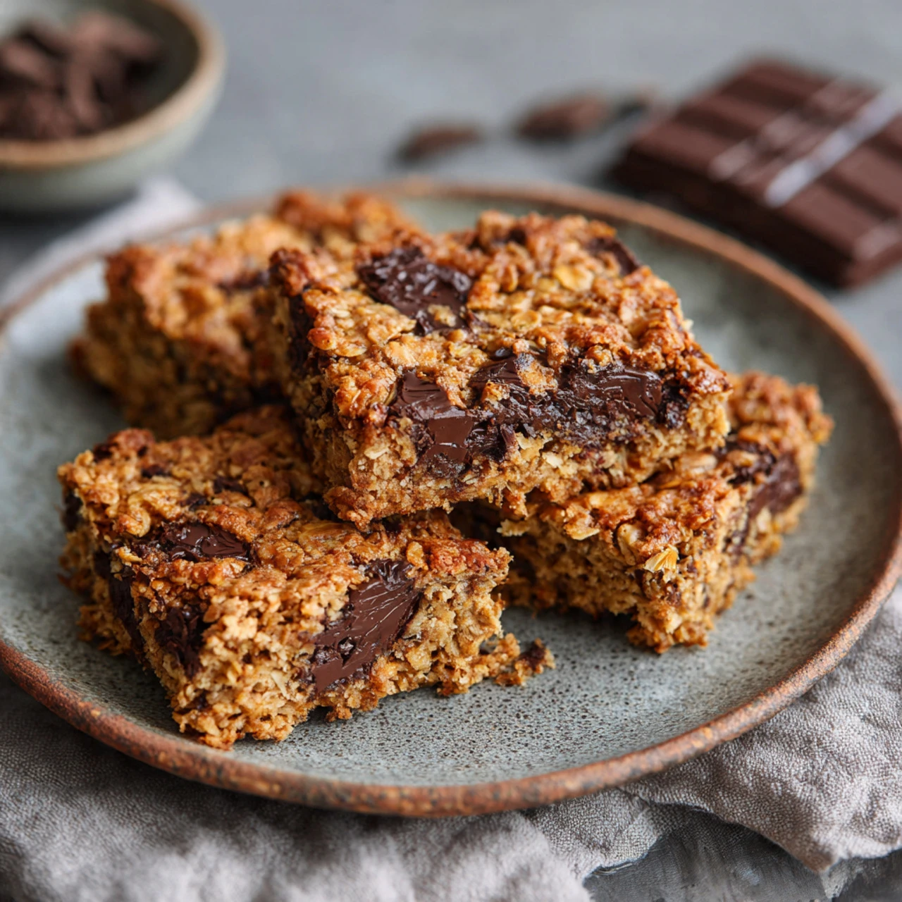 Banana Oat Bars Banana Oat Bars