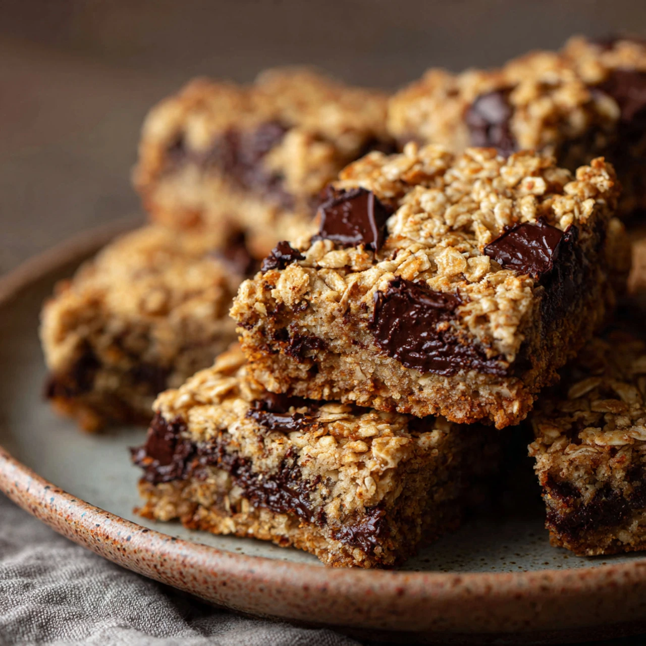 Banana Oat Bars Banana Oat Bars