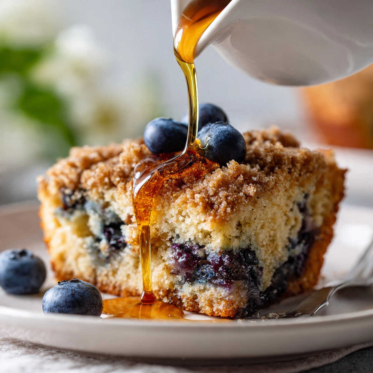 Blueberry Buttermilk Pancake Casserole - Celebrating Sweets Blueberry Buttermilk Pancake Casserole Celebrating Sweets