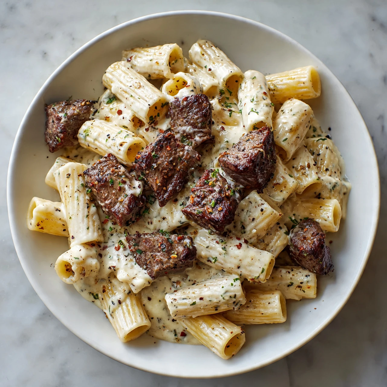 Cajun Steak Cheesy Rigatoni Parmesan Recipe Cajun Steak Cheesy Rigatoni Parmesan Recipe