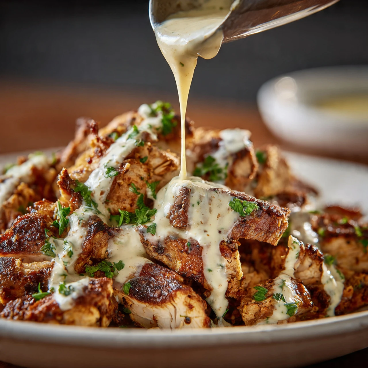 Chicken Shawarma with Garlic Sauce Recipe