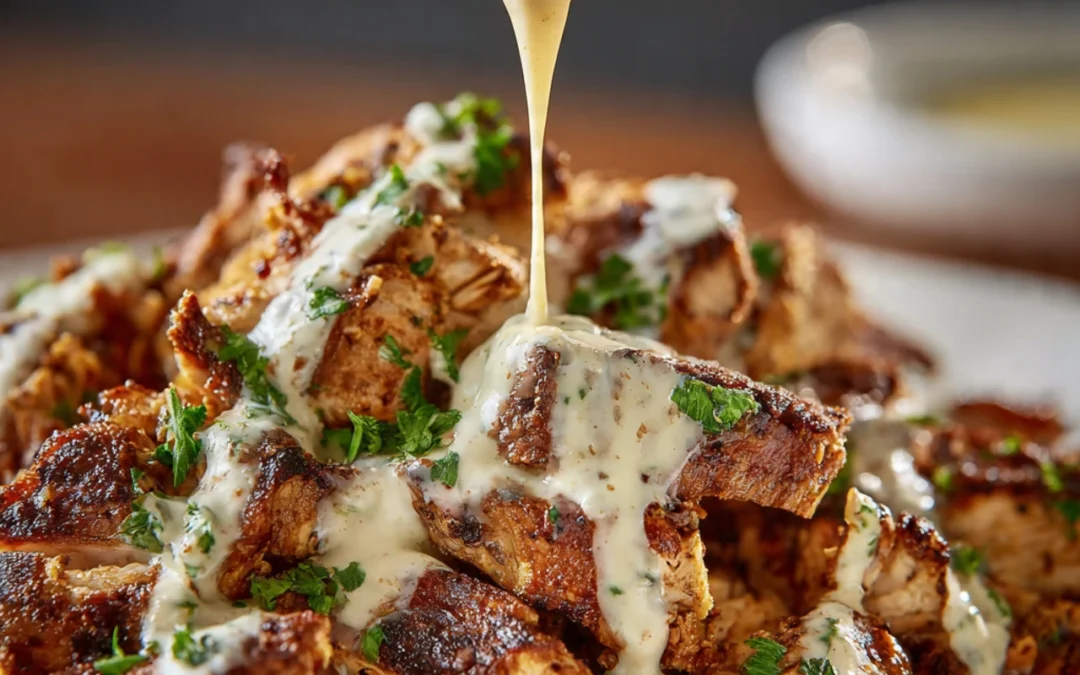 Chicken Shawarma with Garlic Sauce Recipe