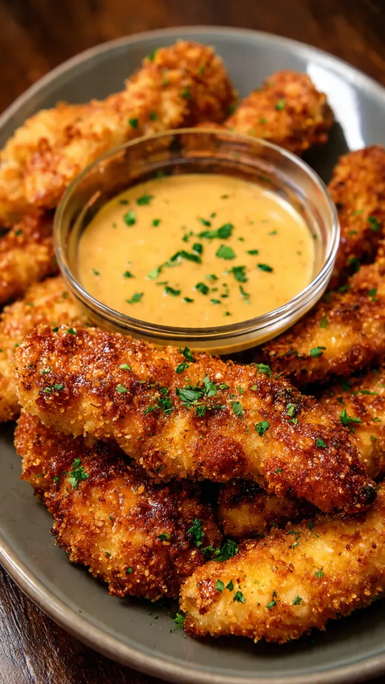 Copycat Raising Cane’s Chicken Tenders (With Signature Cane’s Sauce!)
