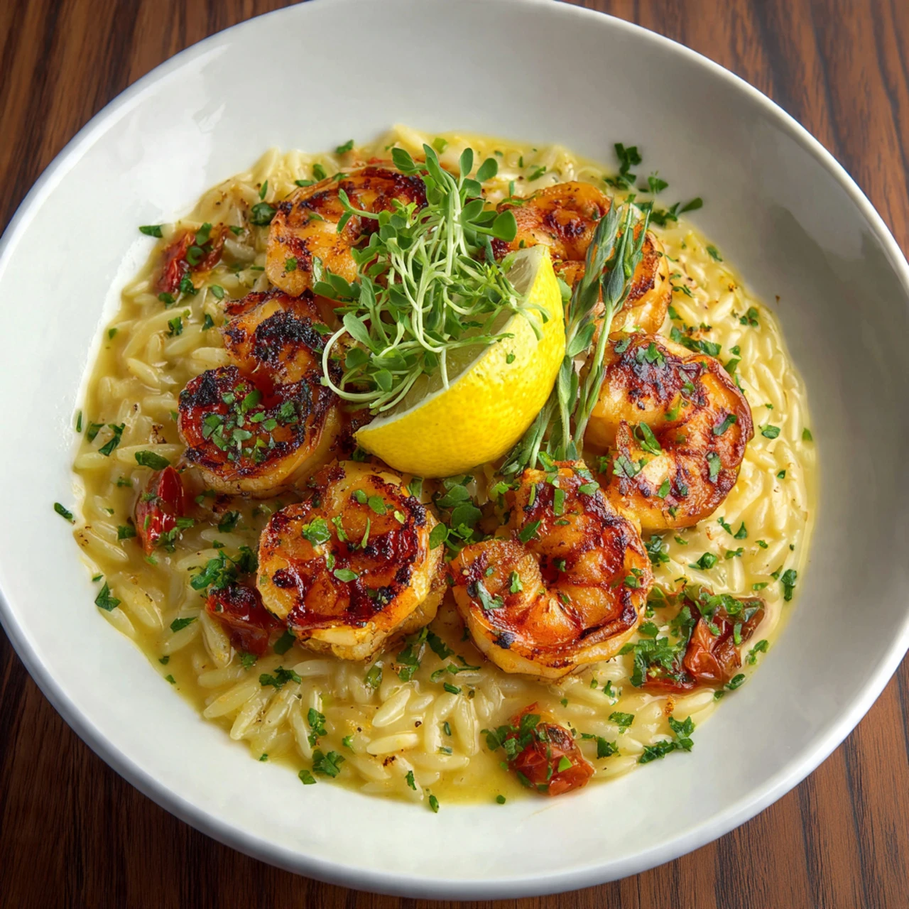 Creamy Lemon Garlic Shrimp Orzo Recipe Perfect For A Quick And Flavorful Dinner Creamy Lemon Garlic Shrimp Orzo Recipe Per...