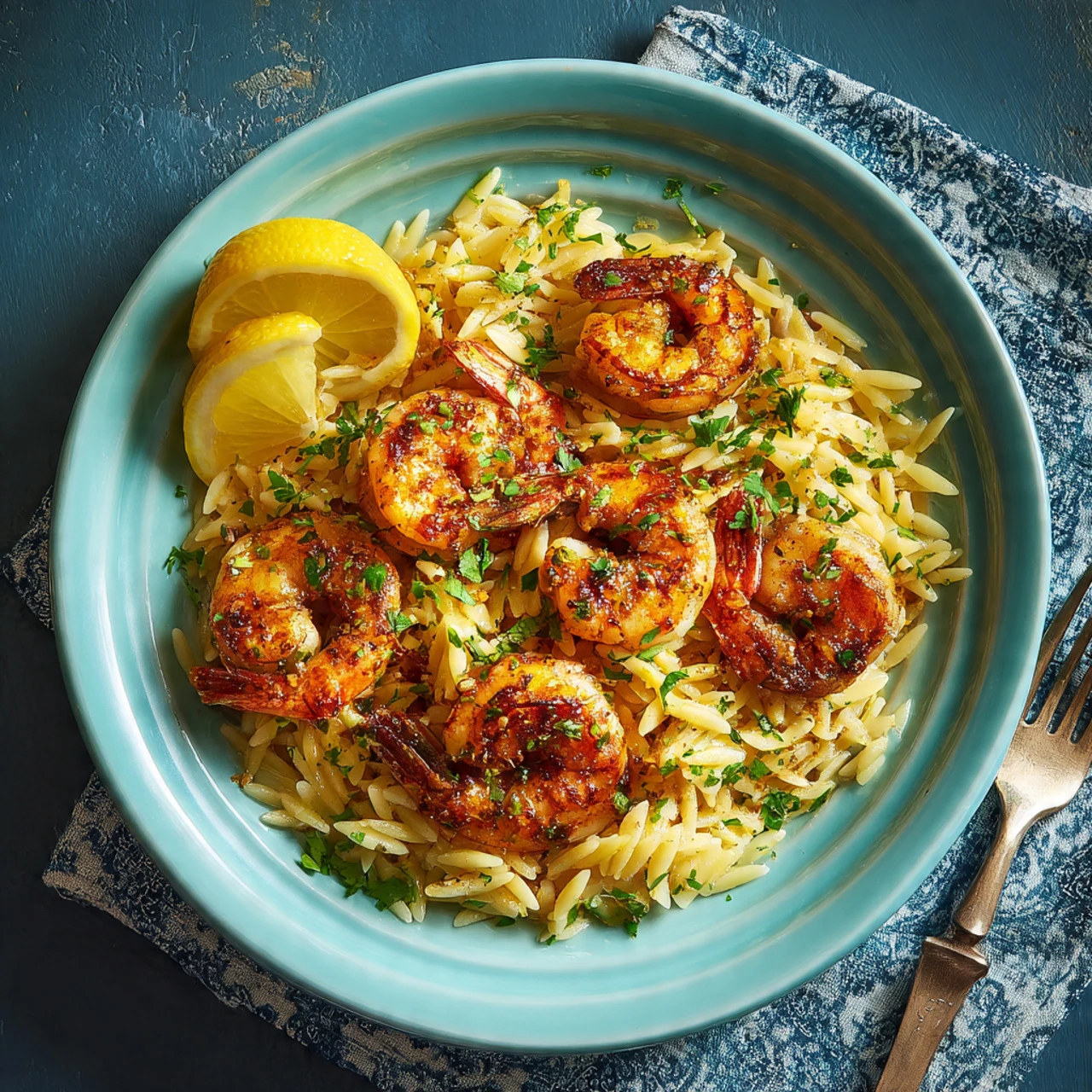 Creamy Lemon Garlic Shrimp Orzo Recipe Perfect For A Quick And Flavorful Dinner Creamy Lemon Garlic Shrimp Orzo Recipe Per...