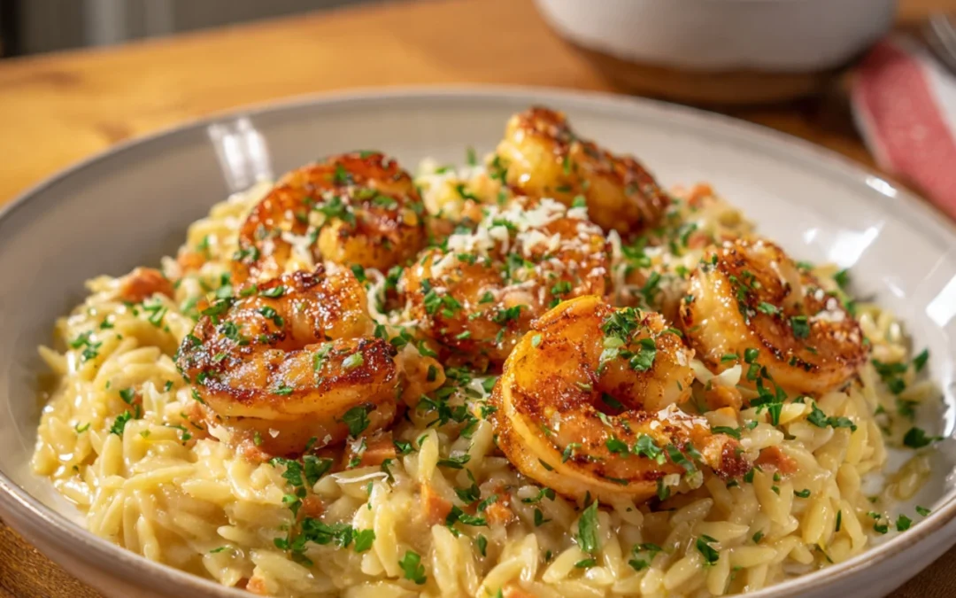 Creamy Lemon Garlic Shrimp Orzo Recipe Perfect for a Quick and Flavorful Dinner