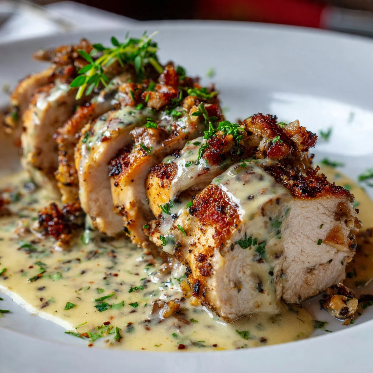 Creamy Parmesan Baked Caesar Chicken Creamy Parmesan Baked Caesar Chicken