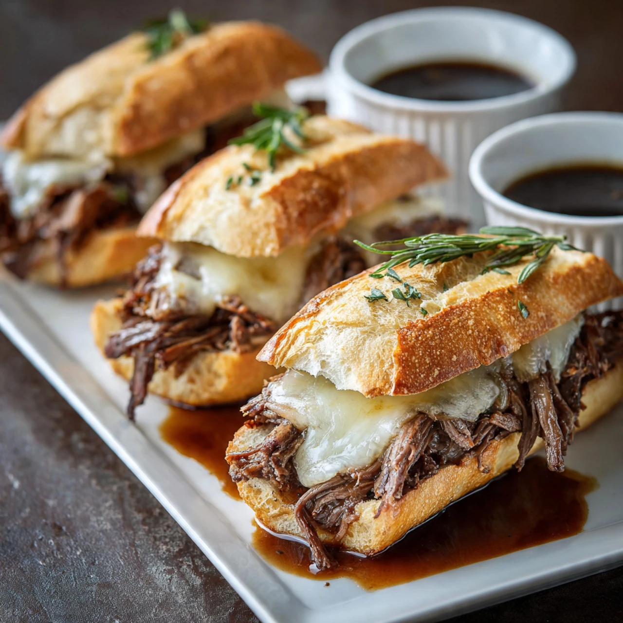 Crockpot French Dip Sandwiches Crockpot French Dip Sandwiches Cozy Comfort Food