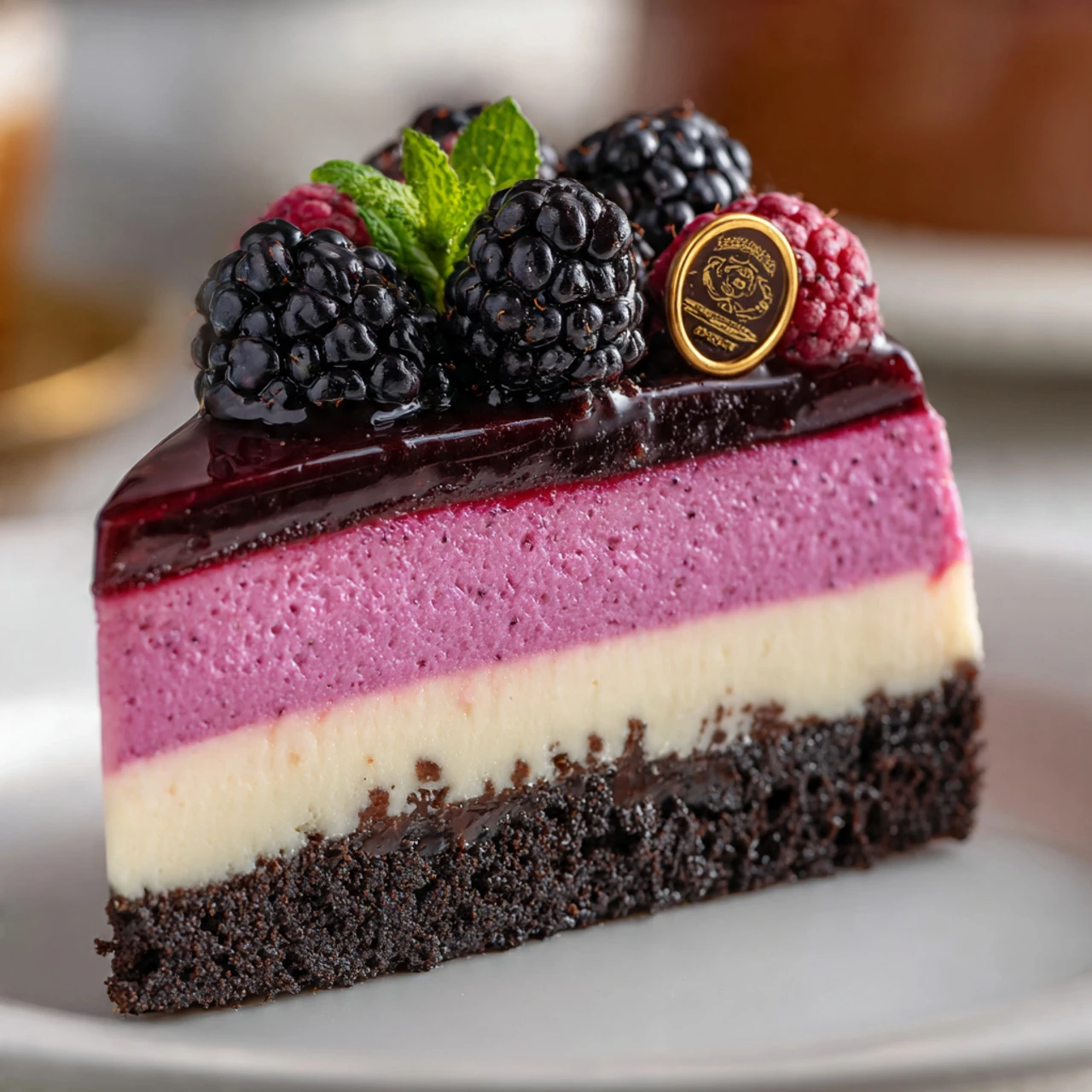 Delicious Blackberry Bliss Cheesecake | Perfect Sweet Treat