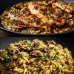 Delicious Marsala Chicken With Creamy Orzo Recipe Delicious Marsala Chicken Creamy Orzo Recipe