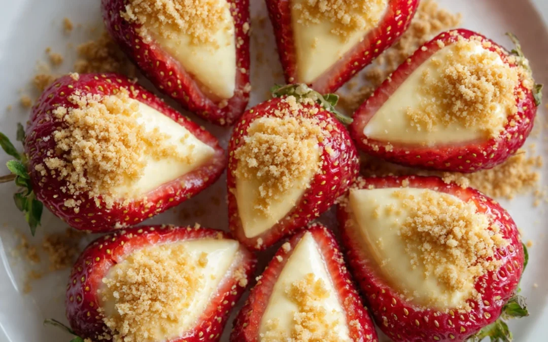 Easy Cheesecake Deviled Strawberries Recipe Perfect for Parties and Snacks