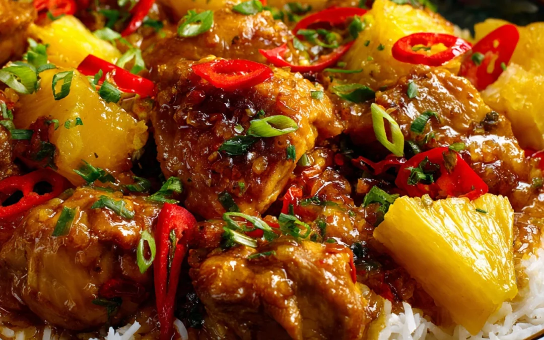 Tropical Twist: Easy Pineapple Chicken and Rice Recipe