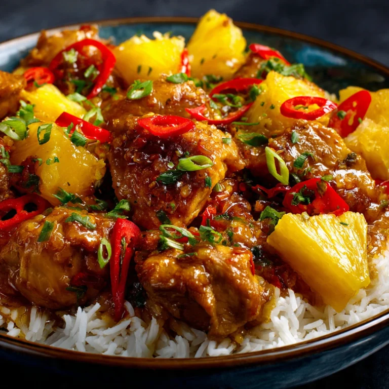 Easy Pineapple Chicken And Rice Recipe Tropical Twist Pineapple Chicken Rice Recipe