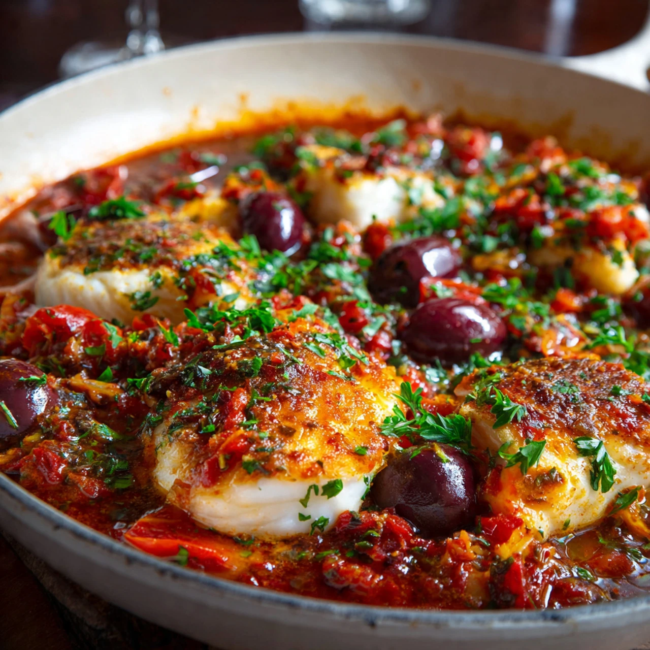 Fish Puttanesca | The Modern Proper