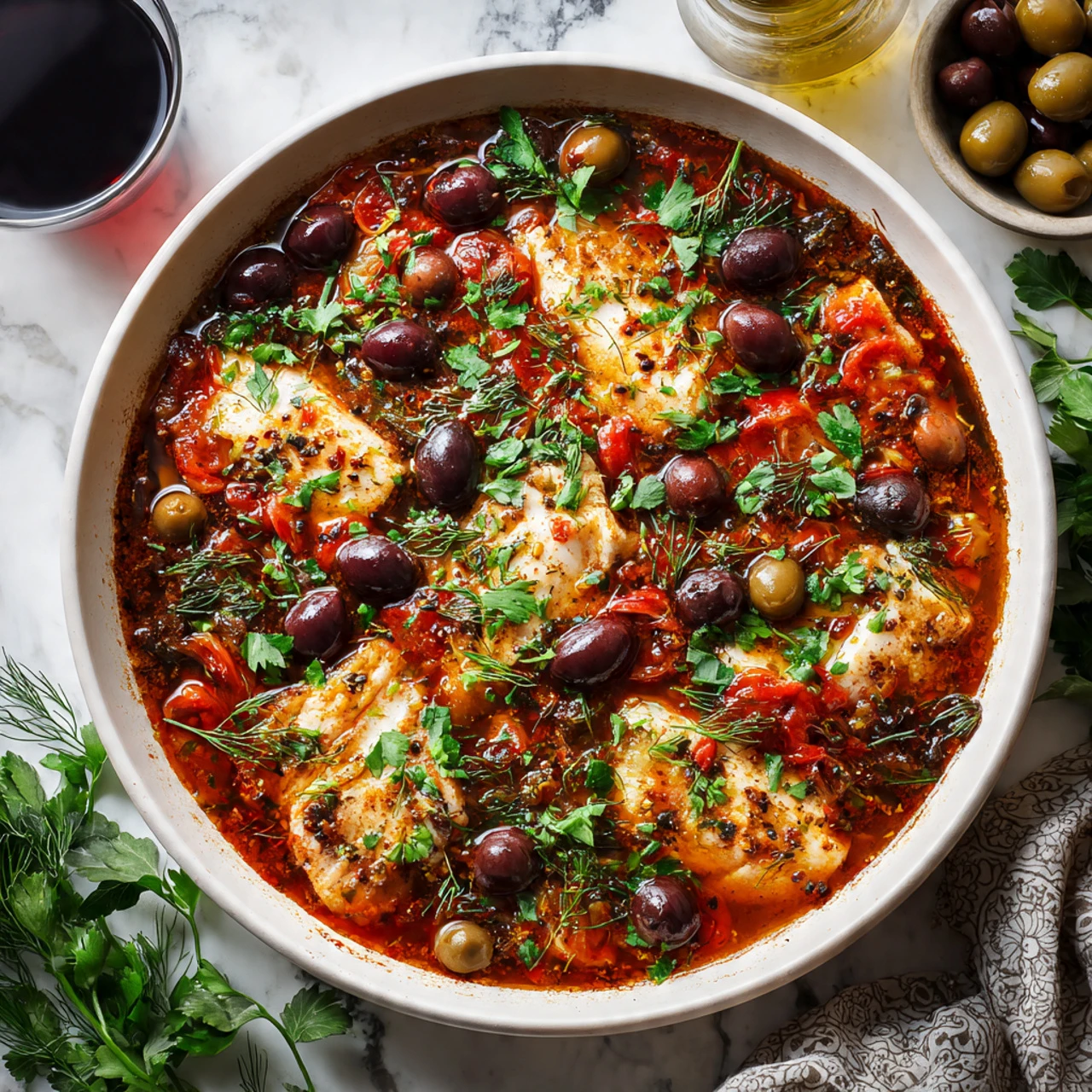 Fish Puttanesca Fish Puttanesca Modern Proper