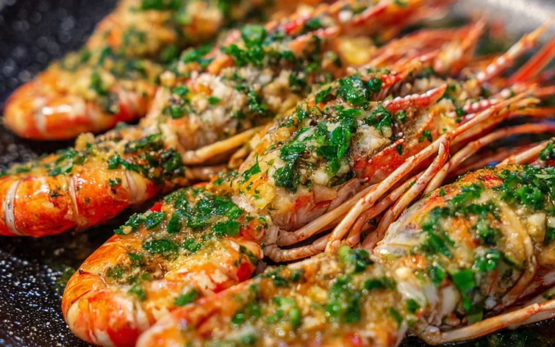 Garlic Butter Langoustine with Lemon & Herbs