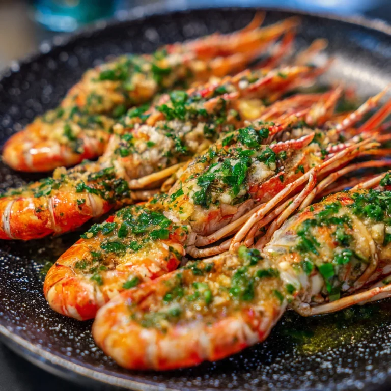Garlic Butter Langoustine With Lemon & Herbs Garlic Butter Langoustine Lemon Herbs
