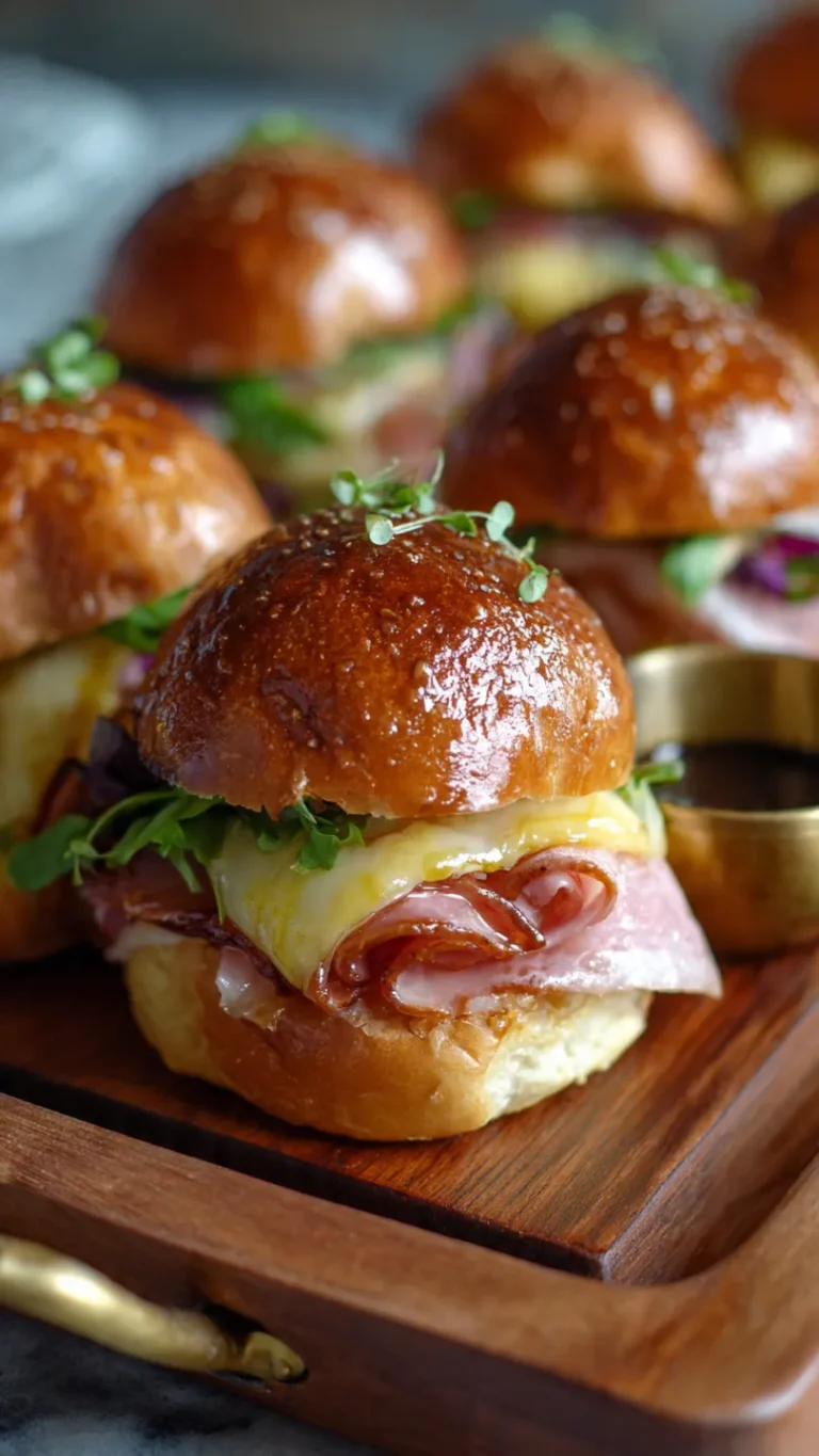 Glazed Ham and Cheese Sliders (Buttery, Sweet & Party Perfect!)