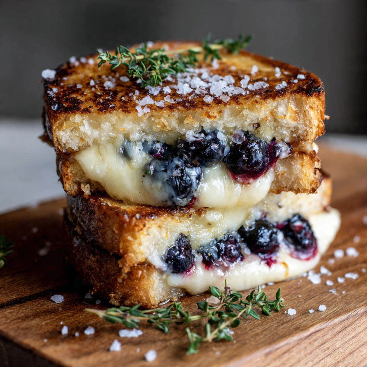 Gourmet Blueberry Grilled Cheese