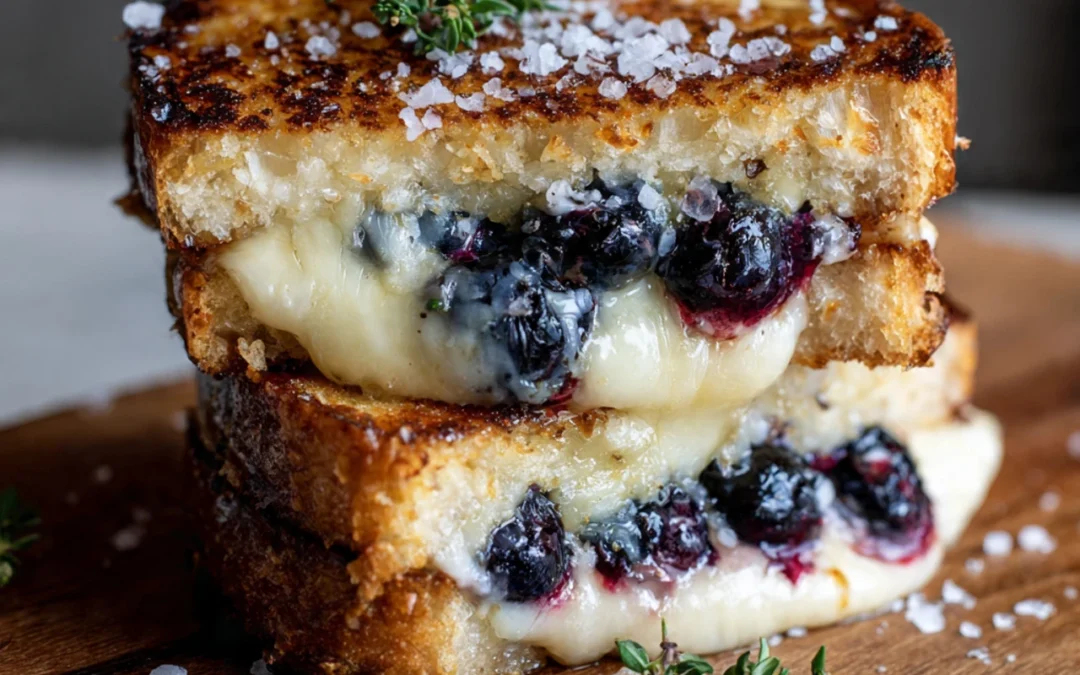 Gourmet Blueberry Grilled Cheese