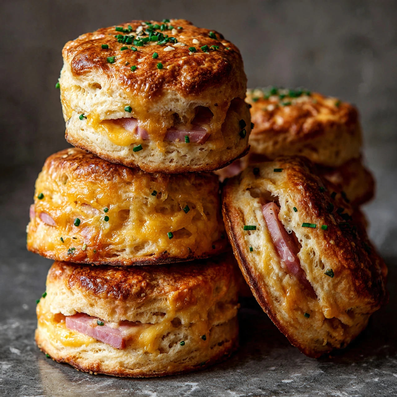 Ham And Cheese Butter Swim Biscuits Ham Cheese Butter Swim Biscuits