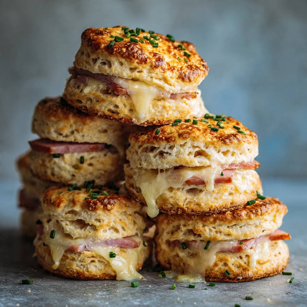 Ham And Cheese Butter Swim Biscuits Ham Cheese Butter Swim Biscuits