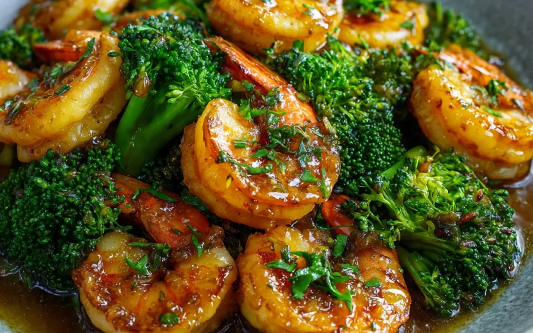 High-Protein Honey Garlic Shrimp