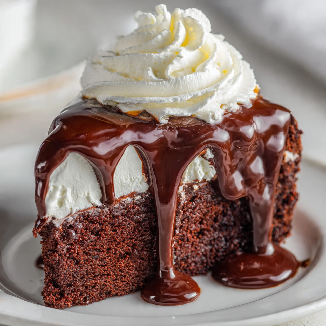 Hot Fudge Chocolate Pudding Cake