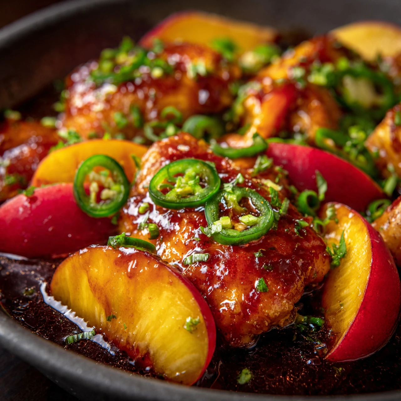 Jalapeno Peach Chicken