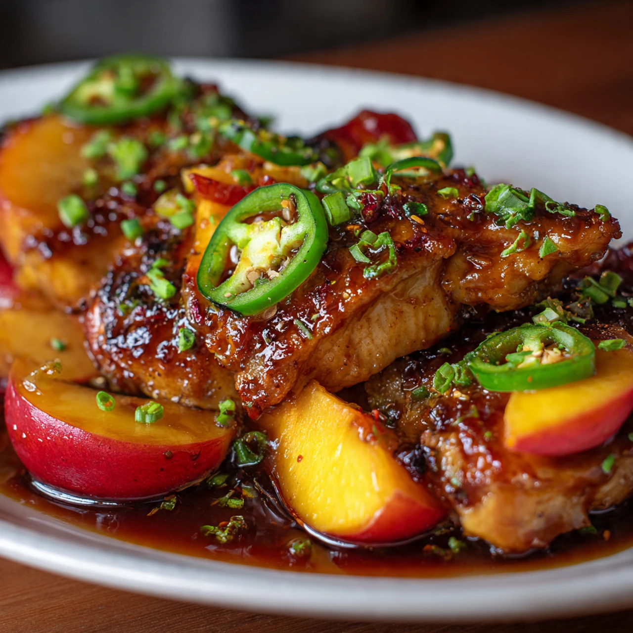 Jalapeno Peach Chicken Jalapeno Peach Chicken