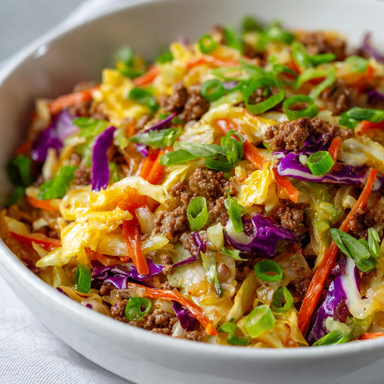 Low-Carb Easy To Make Egg Roll In A Bowl Lowcarb Make Egg Roll Bowl