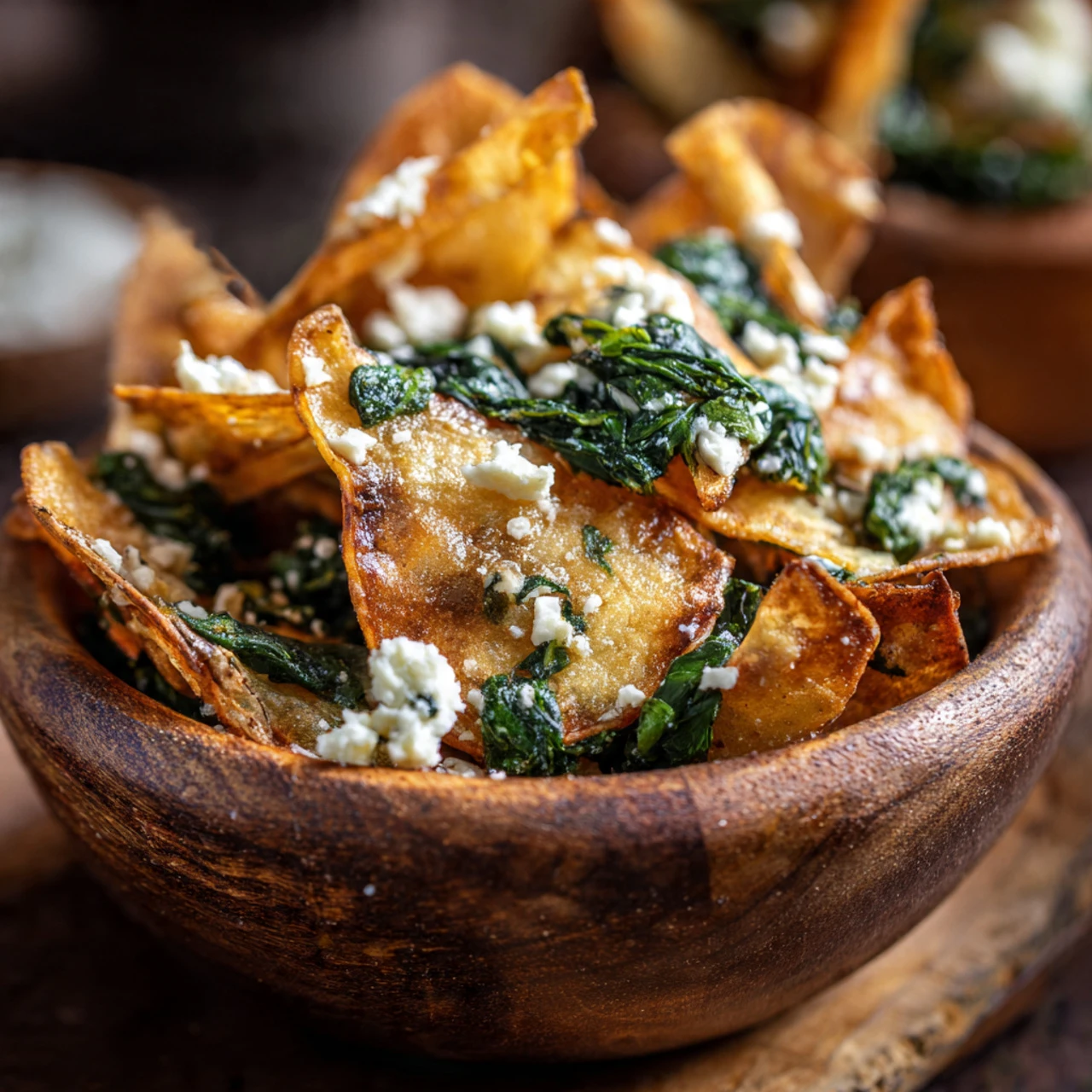 Mediterranean Spinach And Feta Crisps Mediterranean Spinach Feta Crisps